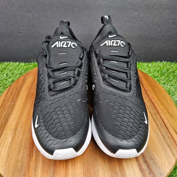 Nike Air Max 270 Womens Shoes Size 6 Black White Athletic Running Sneakers - Picture 6 of 13